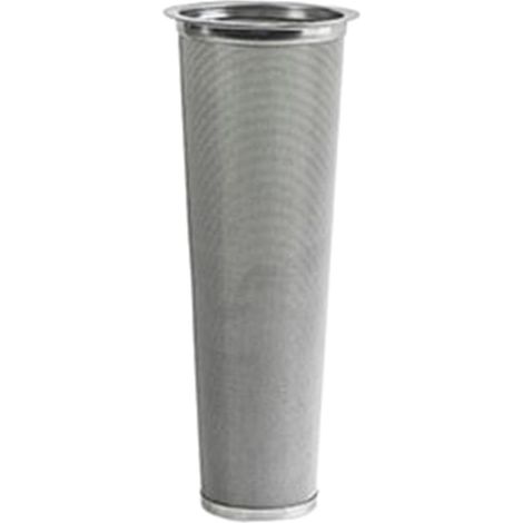 21 cm Cold-Brew-Kaffeemaschine, wiederverwendbarer, kegelförmiger Teefilter aus Edelstahlgewebe mit breiter Öffnung und Dichtungsring