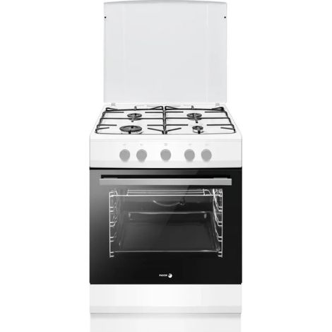 Cocina de gas 4 fuegos horno multifunción catálisis 74l ancho 60cm blanco - FACG2002B - fagor -