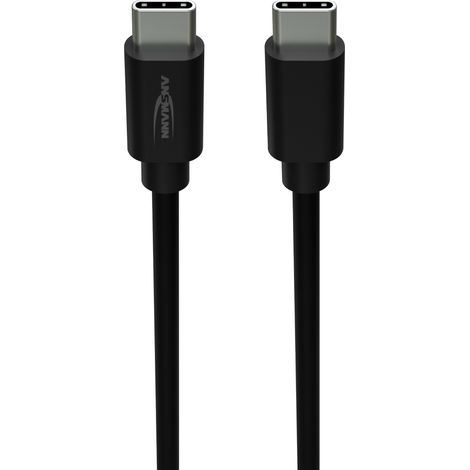 ANSMANN Câble de Charge USB-C vers USB-C Câble Données 60W Power Delivery (1/5)