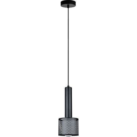 Lampada a sospensione industriale nera AMO, E27 Light Prestige (1/5)