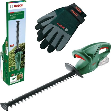 Bosch EasyHedgeCut 18V-52-13 18V Cordless Hedge Cutter Trimmer 52cm Bare &Gloves