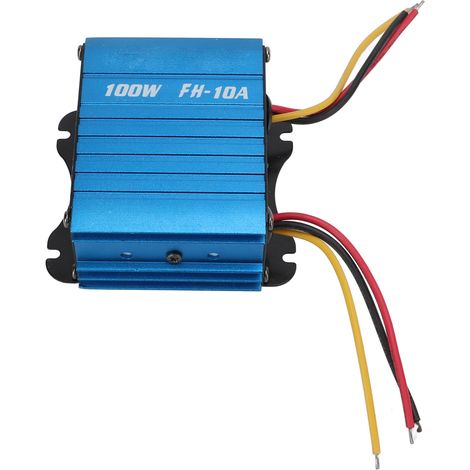 Régulateur de tension d'alimentation 22-28 V entrée vers 12 V sortie pour voiture, bateau, énergie solaire et éolienne (1/5)