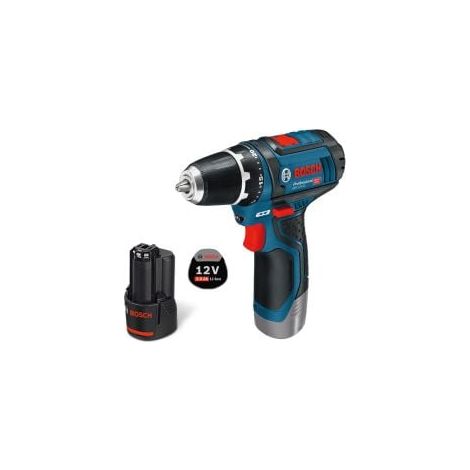 Bosch avvitatore a batteria GSR 12V-15 / 1x 3,0 Ah batteria (1/4)