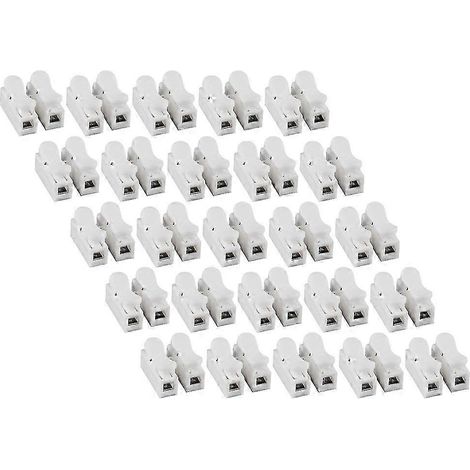 Module de connexion de fil droit en acier à usage quotidien, dimensions 2 x 1,7 cm, 25 pièces par paquet. (1/5)