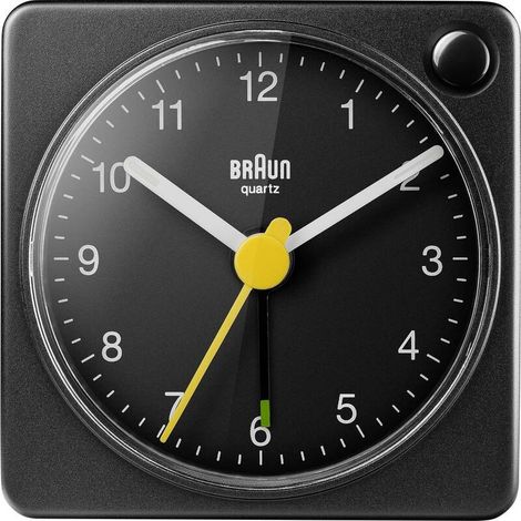 [NEUWERTIG] B-Ware Braun Wecker analog Crescendo-Alarm BC02 Schwarz Alarmzeit Timerzeit (1/2)