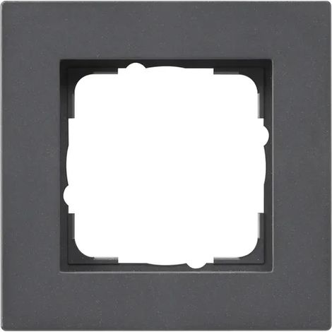 Gira Marco embellecedor 1f plano Gira E2 Antracita [0211235], 0211 235