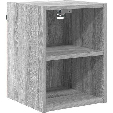 Armario colgante gris con gran espacio de almacenamiento 30 x 29,5 x 40 cm estilo moderno de madera contrachapada gris sonoma 020053454 (1/5)