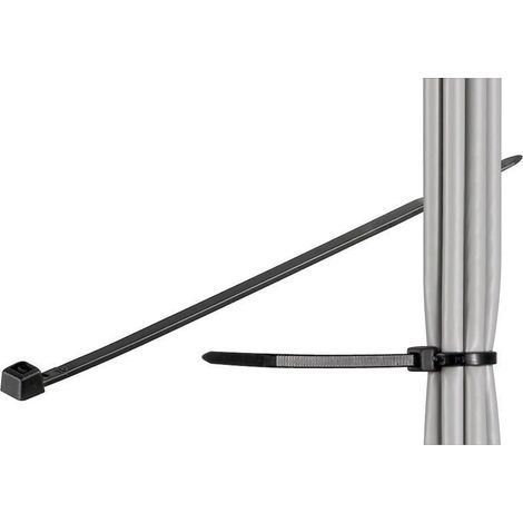 Fascette Techly 200x2.5mm resistenti al calore 100 pezzi (1/5)