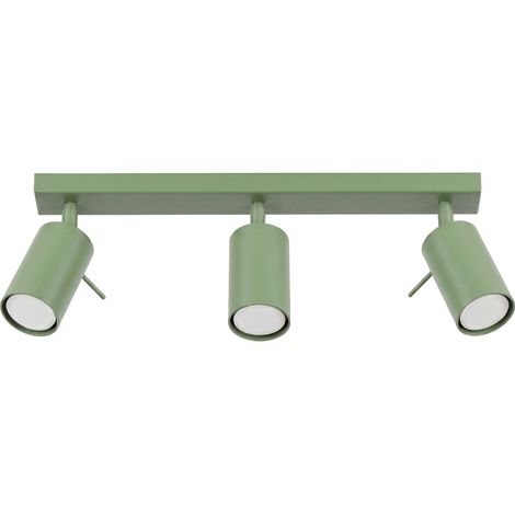 Sollux RING Barre de spots encastrés Ring Ceiling Spotlight Bar Sage 3x GU10 (1/5)