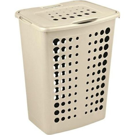 Panier à linge Curver victor 40L ventilation poignées intégrées