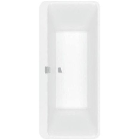 V&B Freistehwanne SQUARO EDGE 12 Rechteck 1800x800mm stone white