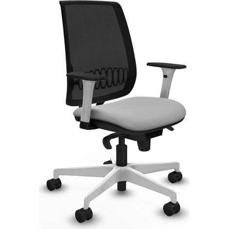 Chaise de bureau piqueras y crespo Alares blanc soutien lombaire (1/2)