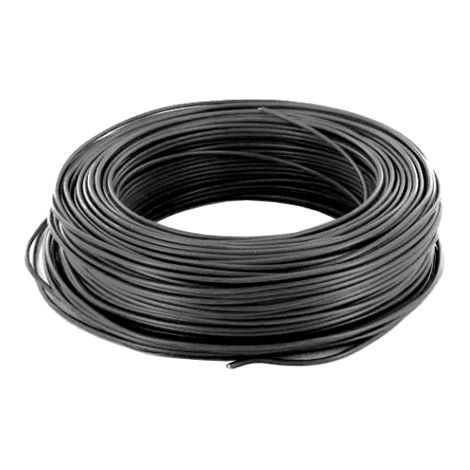 fil rigide - h07vu - 1 x 2.5 mm2 - noir - couronne de 100 mètres
