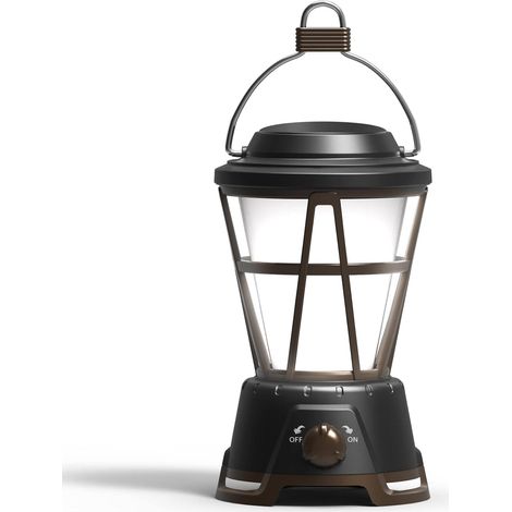 Lanterne Extérieure Jardin LED Rechargeable, effet de feu scintillant, étanche portable suspendue, 2 modes [Classe énergétique A+] (1/5)