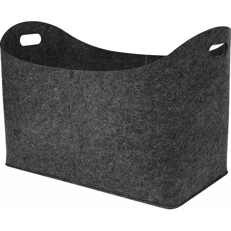 Laundry basket, laundry box, laundry bag, felt book holder, storage basket, reusable laundry basket, space saver, 55 x 30 x 40 cm (1/5)