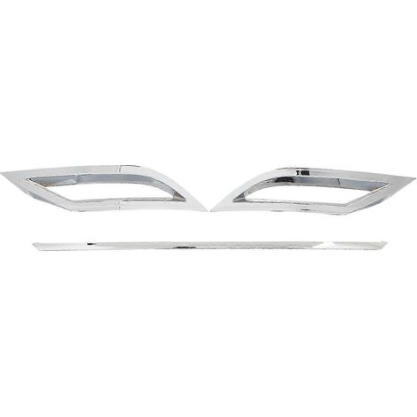 Lèvre de diffuseur de pare-chocs arrière, aileron et garniture d'échappement électroplaqués, compatibles avec MK6 TSi TGi TDI 2017-2021 RNWHBYV (1/4)