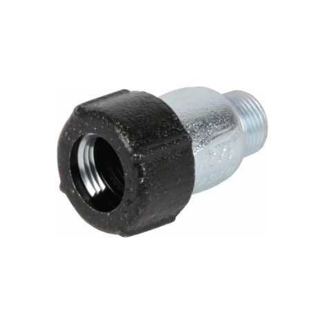 Gebo – Raccord compression pour tube acier/PE 40,0 - 42,9mm – Mâle 1"1/4 – Connexion rapide sans soudage – Réparation installations chauffage
