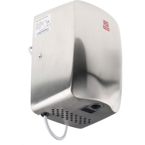 Sèche-mains, 1150W Automatique, Acier inoxydable Satiné, 152mm x 260mm x 180mm ( Prix pour 1 ) (1/4)