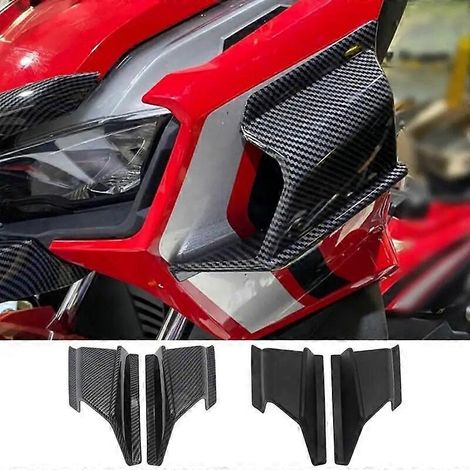 Protections dorsales, spoiler latéral avant pour moto, facile à installer, décoration de carrosserie modifiée, aileron latéral, déflecteur de vent, accessoires de carénage (1/5)
