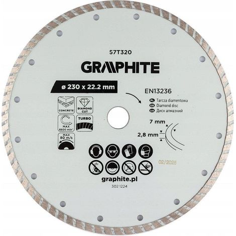 Graphite Diamant-Trennscheibe 230 mm Hochwertig