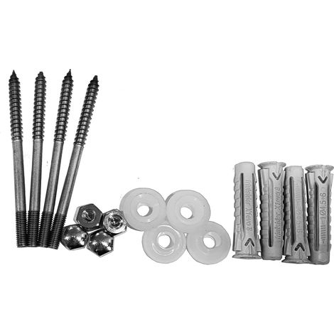 Tornillos inoxidables de fijación para WC y suelo (Juego de 2 unidades)