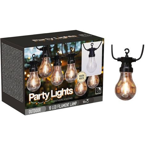LUMINARIA 'PARTY LIGHTS' cavo mt. 5 - 10 lampade