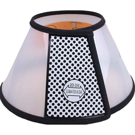 Collier de protection électronique translucide ajustable pour chiens et chats (1/5)