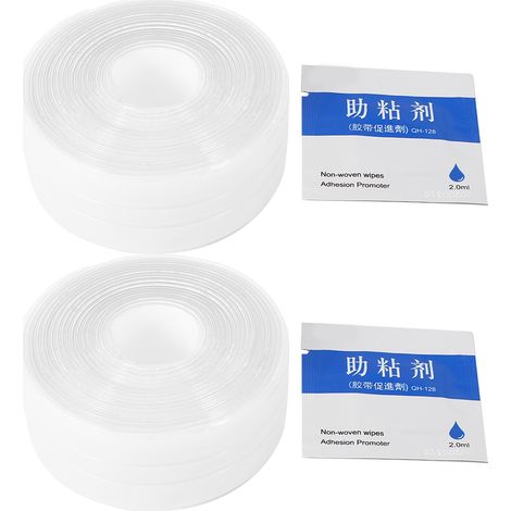 Bande d'étanchéité auto-adhésive imperméable pour joint de cuisine, évier, salle de bain et WC (1/5)