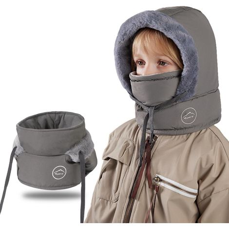 Kinder Sturmhaube Winter mit Fleece, winddicht, multifunktional, 4-10 Jahre (1/5)