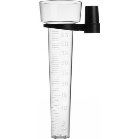 Pluviomètre TFA - analogique - transparent - plastique - 25 cm - sans poteau - extérieur/jardin (1/2)