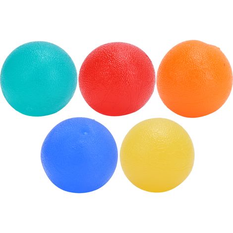 5 balles anti-stress pour les mains - Soulagement de l'arthrite et renforcement musculaire des doigts (1/5)