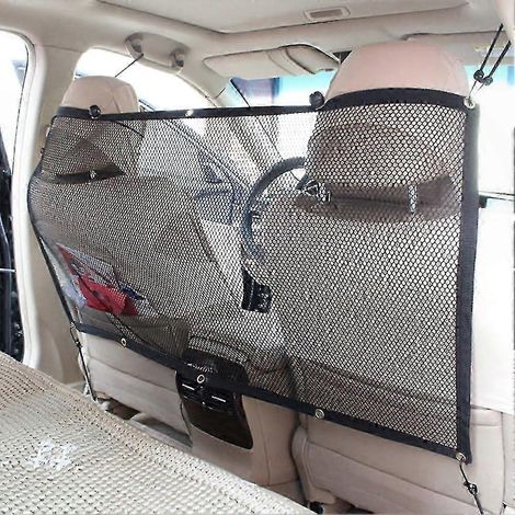 Sicherheitsnetz für Hunde im Auto, 115 x 62 cm Trennwand, Netzschutz für Fahrzeuge (1/3)