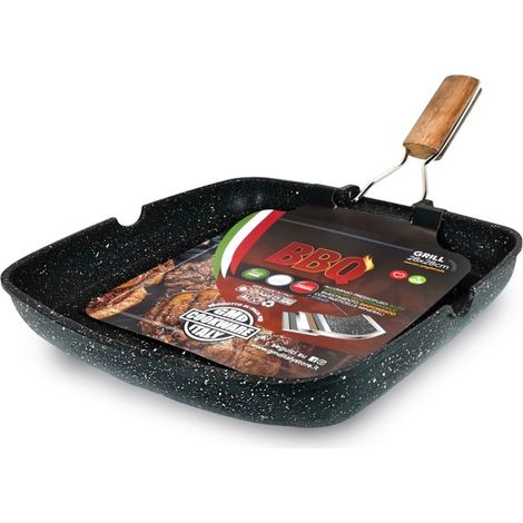 Grill pliable en bois 240x240 compatible induction