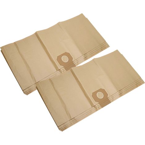 vhbw 10x Staubsaugerbeutel Ersatz für Thomas 450, 787114, 787179 für Staubsauger - Papier, 90.9cm x 38.15cm, braun (1/4)