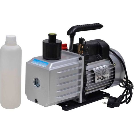 Pompe à vide 100 L/min avec manomètre à 2 voies en kit d'outils (1/5)