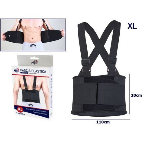 Support Dorsal Postural Support Dorsal Ajustable Noir Tg.xl
