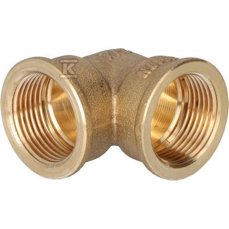 Codo 90ST gwxgw de latón de 3/4"