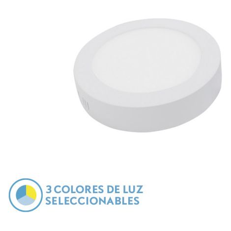 Spot Encastrable Diorite Surface 12w 3000k-4000k-6500k Blanc 1080lm 3.5x17x17 Cm (1/2)