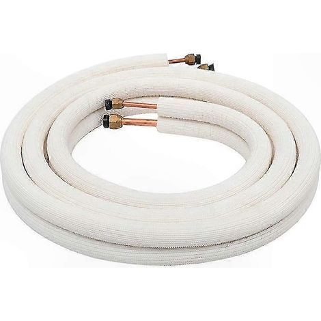 Tube isolé en cuivre 3M pour climatiseur, paire 1/4" et 3/8" en rouleau, pièces HVAC R410A (1/5)