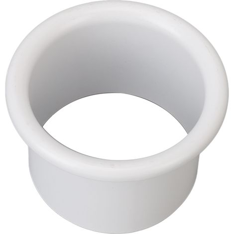 Support mural pour sèche-cheveux en acier inoxydable blanc, tube de rangement pour salle de bain, support pour station de coiffure salon. (1/5)