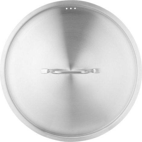 Couvercle Pour Casserole - Acier Inoxydable 18/8 - Diamètre 320 mm - Hauteur 53 mm - Épaisseur 0,8 mm - 1 Pièce (1/3)