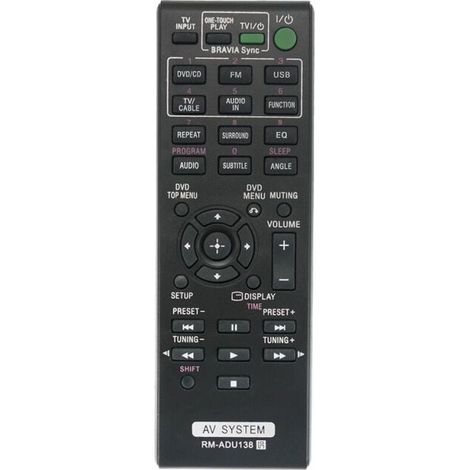 Adu138 Replace Remote Control Fits For AV System DAV-TZ145 HBD-TZ140 HBD-TZ145 (1/5)