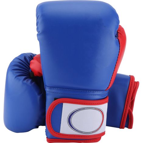 1 Paire de Gants de Boxe pour Enfants, Idéale pour l'Entraînement au Sac de Frappe, Unisexe Bleu (1/5)