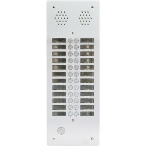 Plaque a.v alu 6mm 2r 24bp URMET 7772/24 (1/2)