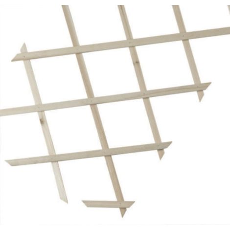 TRELLIWOOD FSC Erweiterbares Holzspalier - 1 x 3 m - Natur NORTENE