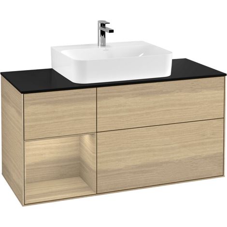 Villeroy & Boch F162PCPC Armoire sous-lavabo Finion F16