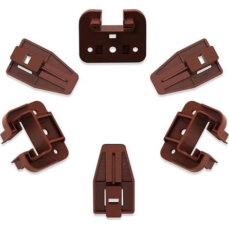 Lot de 40 glissières et guides tiroir en plastique rechange pour sur (1/5)