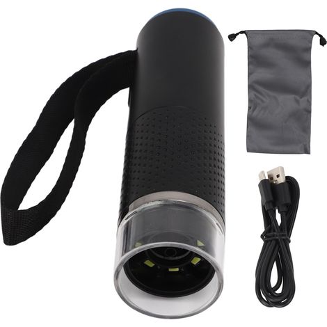 Microscope numérique sans fil, grossissement 50x à 1000x, WiFi HD, portable, de poche, avec LED réglable, noir (1/5)