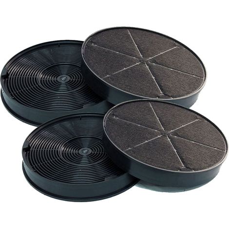 4 Stück Aktivkohlefilter für Miele DKF14 06532971 Geruchsfilter mit Aktivkohle für Dunstabzugshaube DA 186 /1867