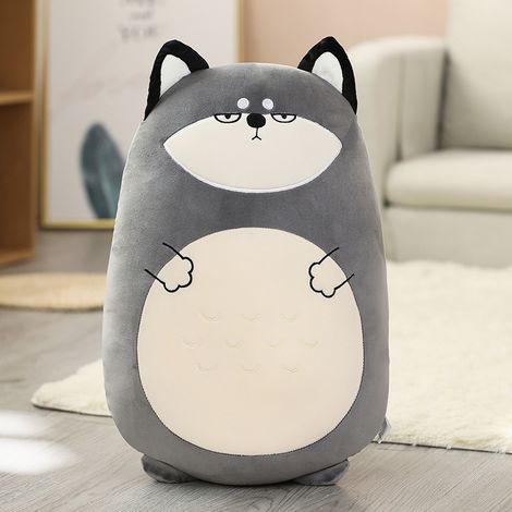 Squishmallow Kissenpuppe Kawaii Tier Dickes Dinosaurier Kissen Plüsch - Perfekter Sibirischer Husky (1/5)